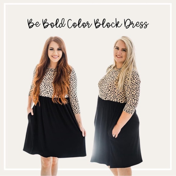 Be Bold Color Block Dress - Picture 1 of 1